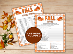 Printable Fall Riddles and Jokes