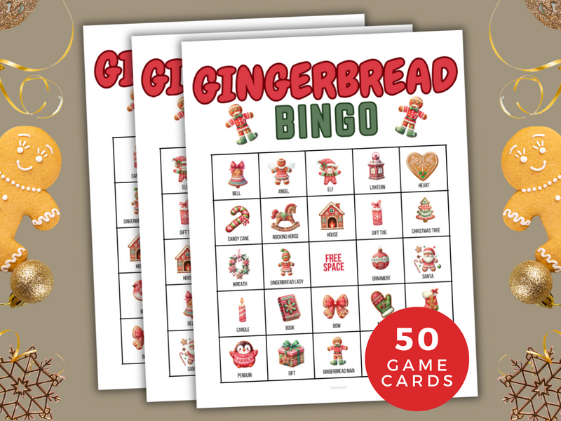 gingerbread bingo game