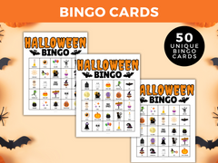 printable halloween bingo game