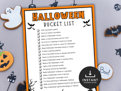 Halloween Bucket List