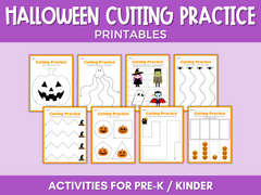 Halloween Cutting Practice Activities