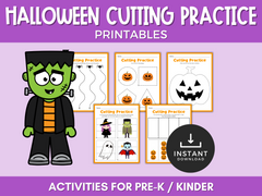 Halloween Cutting Practice Activities