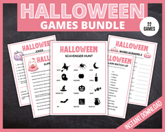 Pink Halloween Party Games