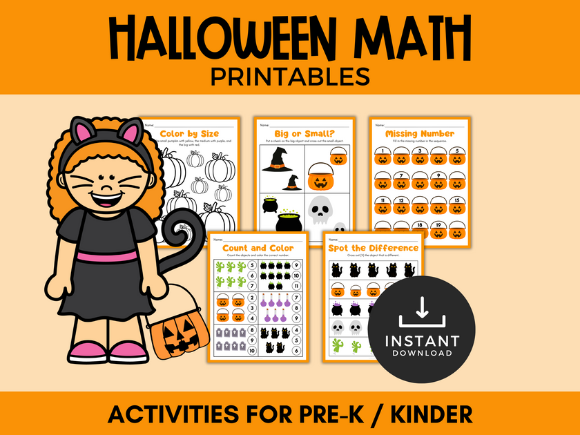 Halloween Math Quotes Halloween Math Activities | LittleHaloJ