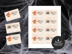 Printable Halloween Name Tags