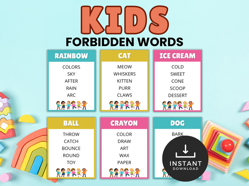 Kids Forbidden Words