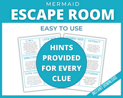 printable mermaid escape room