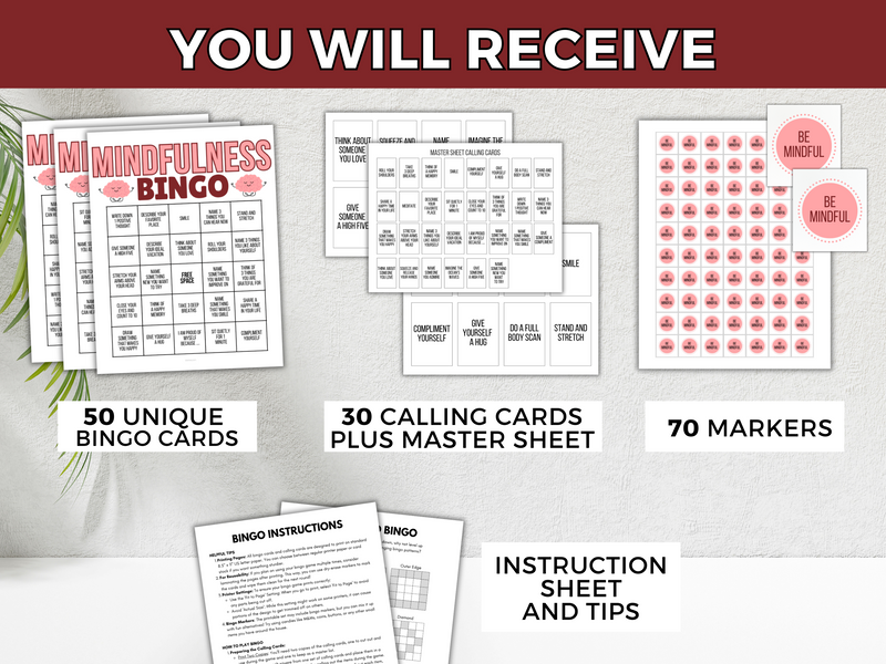 Mindfulness Bingo
