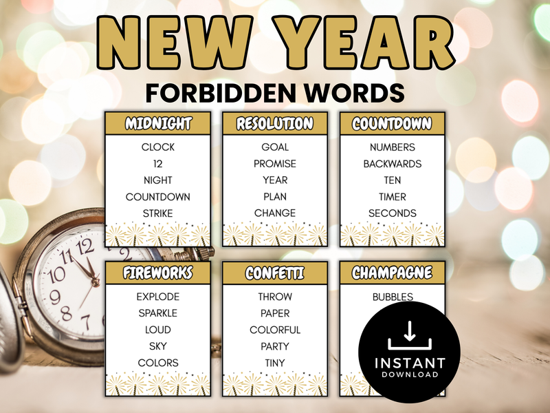 New Year Forbidden Words