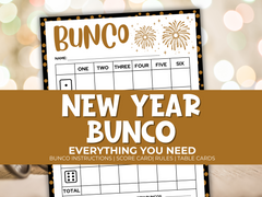 New Years Eve Bunco Game