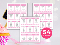 Pink-Themed Baby Shower Forbidden Words