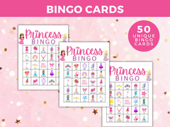 Princess bingo printable game