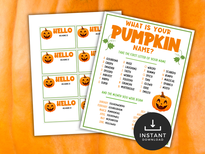 What is your Pumpkin Fall Party name