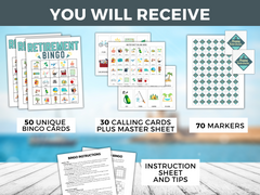 Printable Retirement Bingo party Game