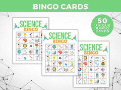 Printable Science Bingo Game