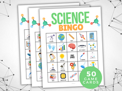 Printable Science Bingo Game