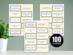 Senior Conversation Starter Cards
