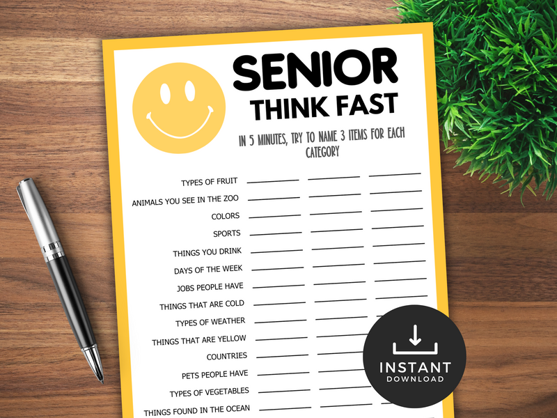 Senior Think Fast