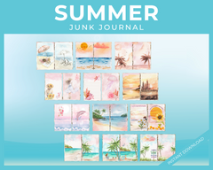 Summer Junk Journal pages printable