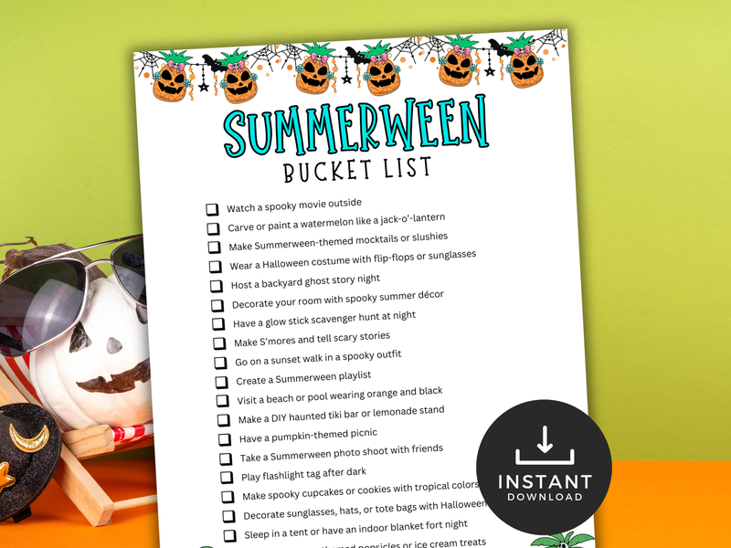 Summerween Bucket List | LittleHaloJ