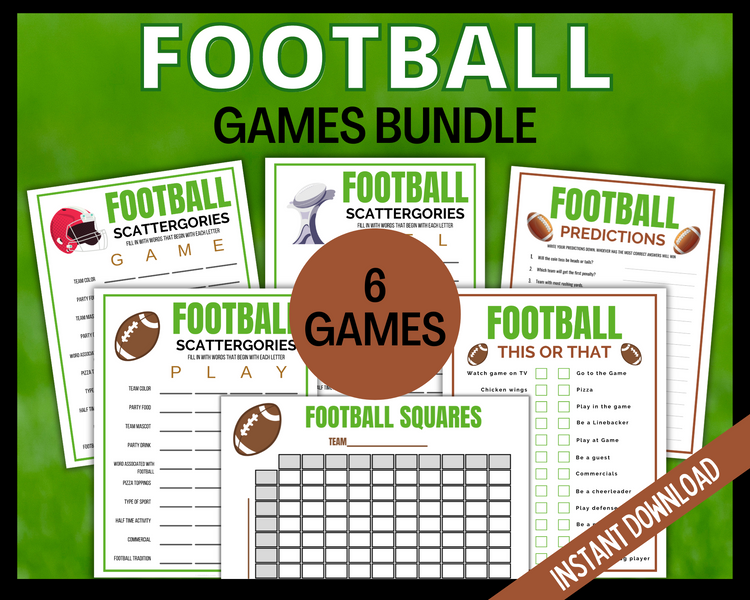 Football Game Predictions Game Football Party Games 