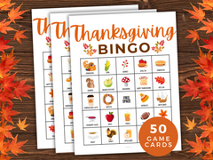 printable thanksgiving bingo game