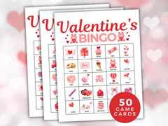 Printable Valentines Bingo Game