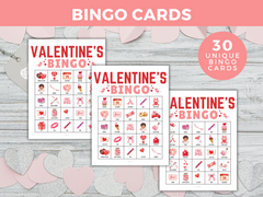 Printable Valentines Bingo Game