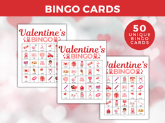 Printable Valentines Bingo Game