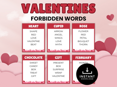Valentines Forbidden Words