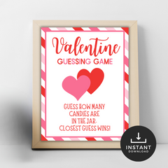 Printable Valentines Guessing Game