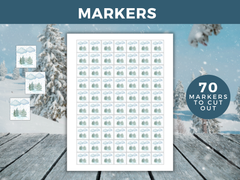 Winter Bingo Game 30 Cards