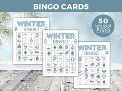 Winter Bingo Game
