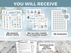 Winter Bingo Game