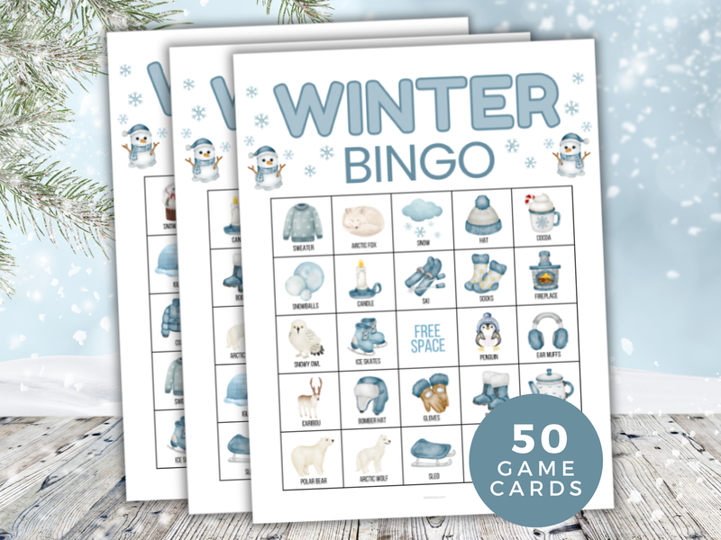 Winter Bingo Game