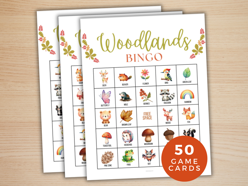 Woodlands Bingo Game