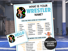 What is your wrestler name game