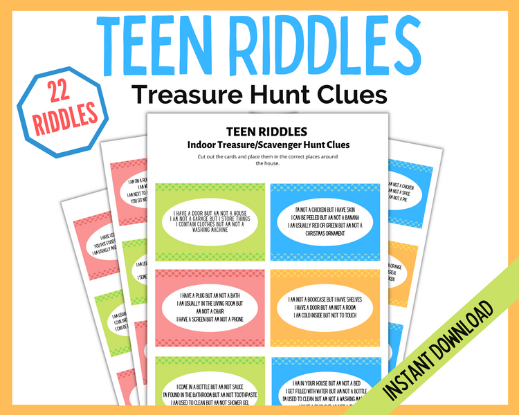 Teen Treasure Hunt Riddles – LittleHaloJ