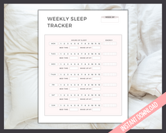 Weekly Sleep Tracker
