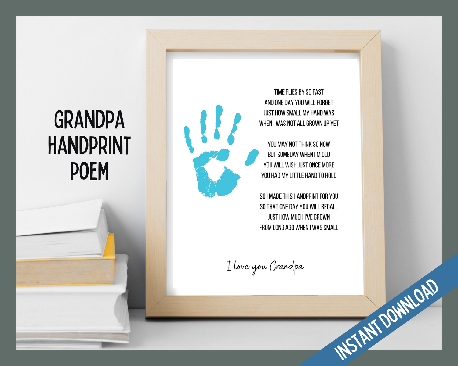 Grandpa Handprint Art