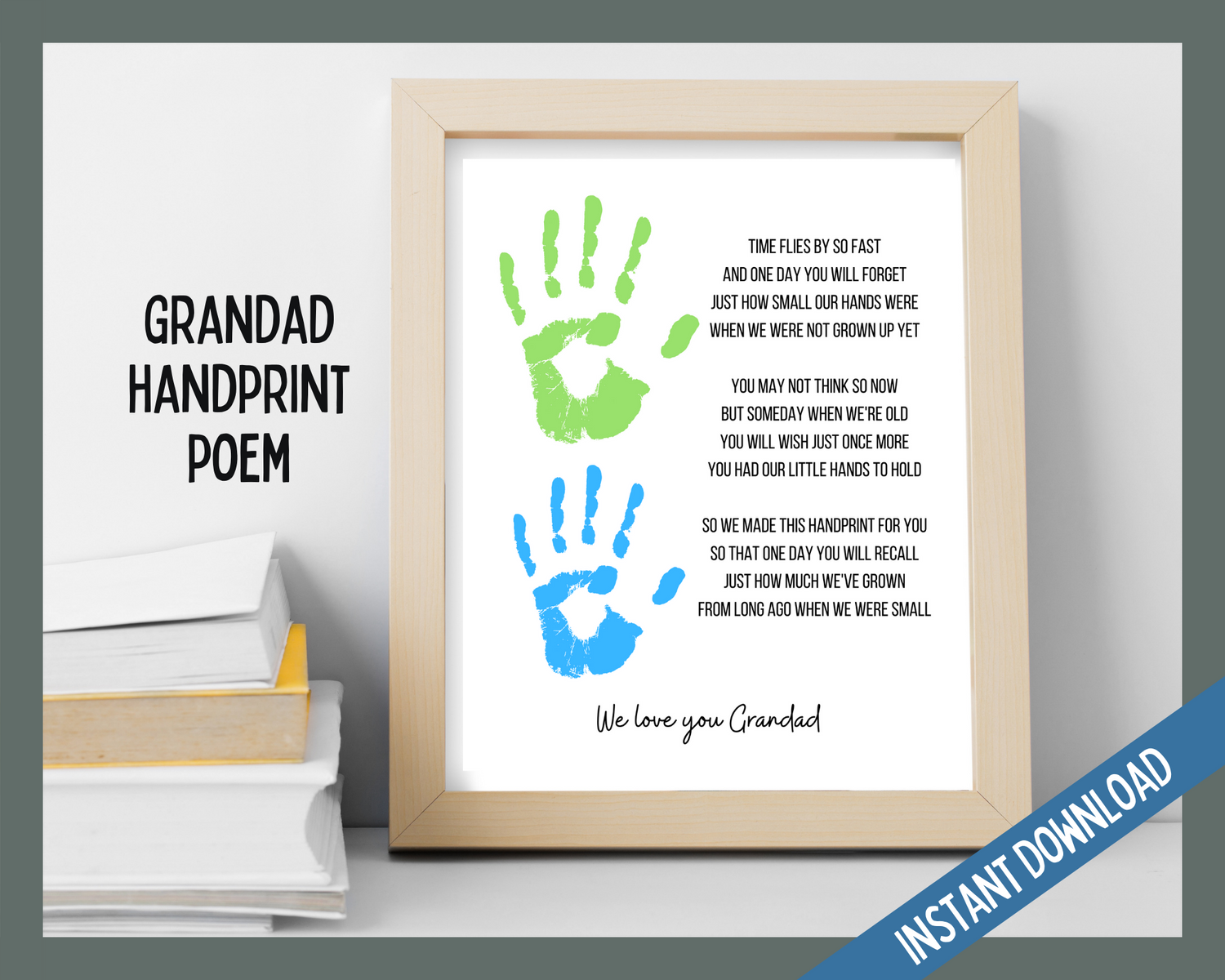 Grandad Handprint Poem