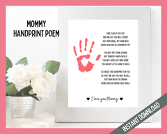 Mommy Handprint Poem