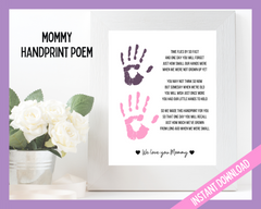 Mommy Handprint Poem