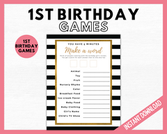 First Birthday Party Games