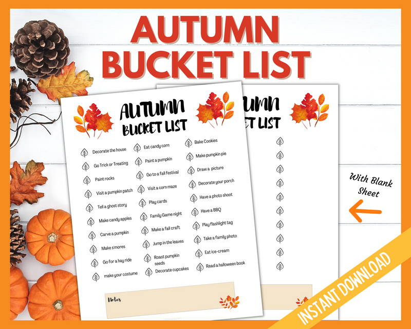 Autumn Bucket list