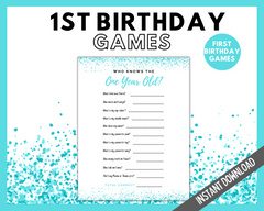 One Year old Party Games