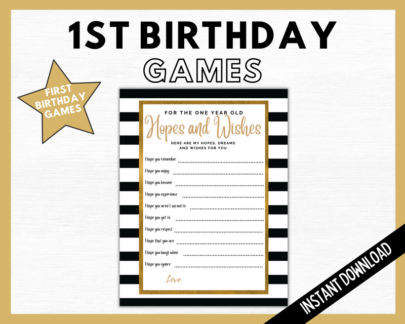 One Year Old Birthday Party Games