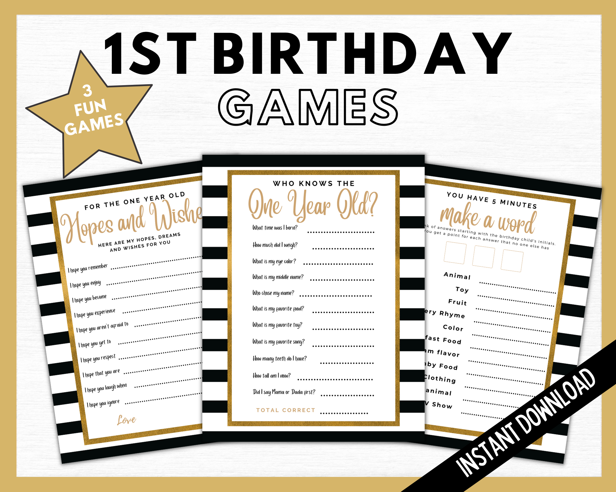 Party games for 3 year olds deals