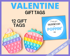 Blue Valentines Gift Tags