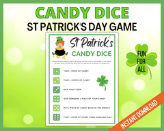 St Patrick's Day Candy Dice Game